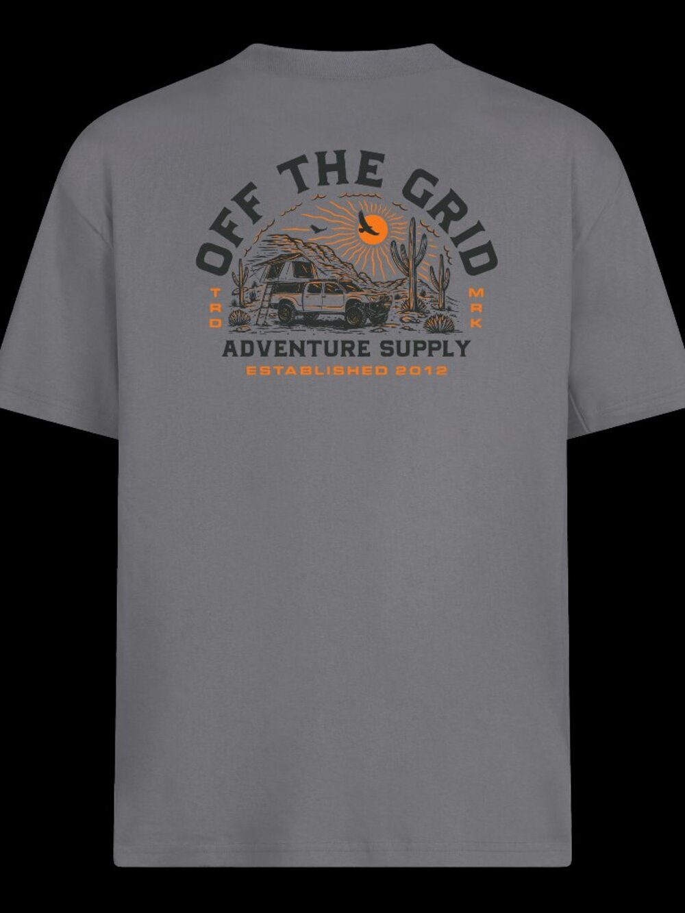 Off The Grid Surplus Lander Tees - Storm Grey